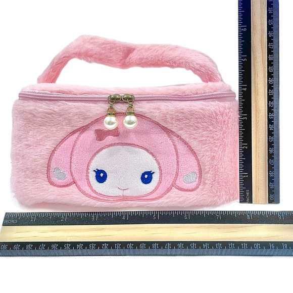 My Melody Cute Plush Cosmetic Bag New In Original Packaging - Picture 6 of 8